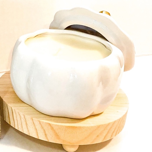 Happy Fall Beads Frame Pumpkin Candle Set - Picture 4 of 5